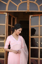 Suit Set with Sequins Border Dupatta - ILMA