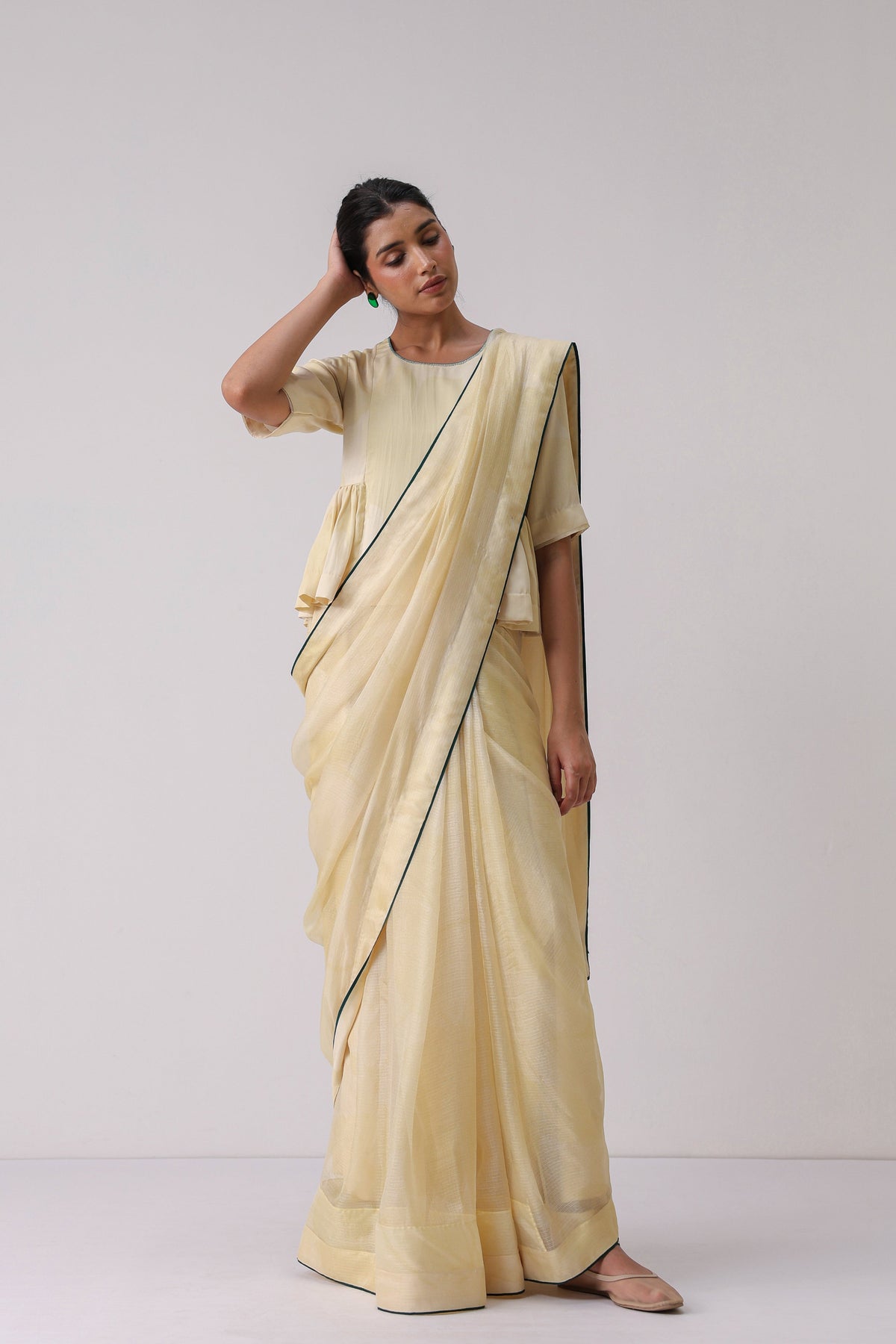 Summer Bloom Saree with Blouse - ILMA