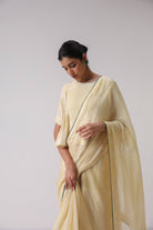Summer Bloom Saree with Blouse - ILMA