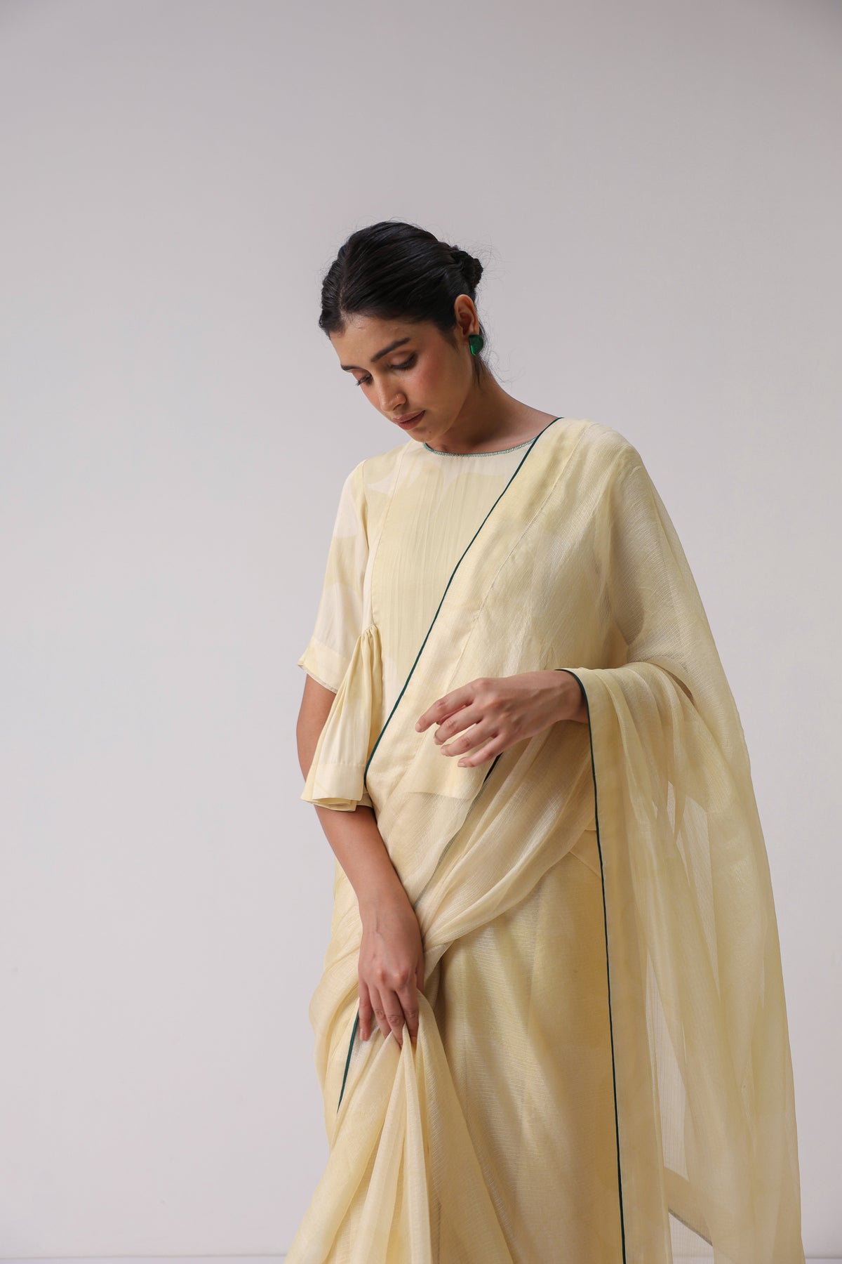 Summer Bloom Saree with Blouse - ILMA