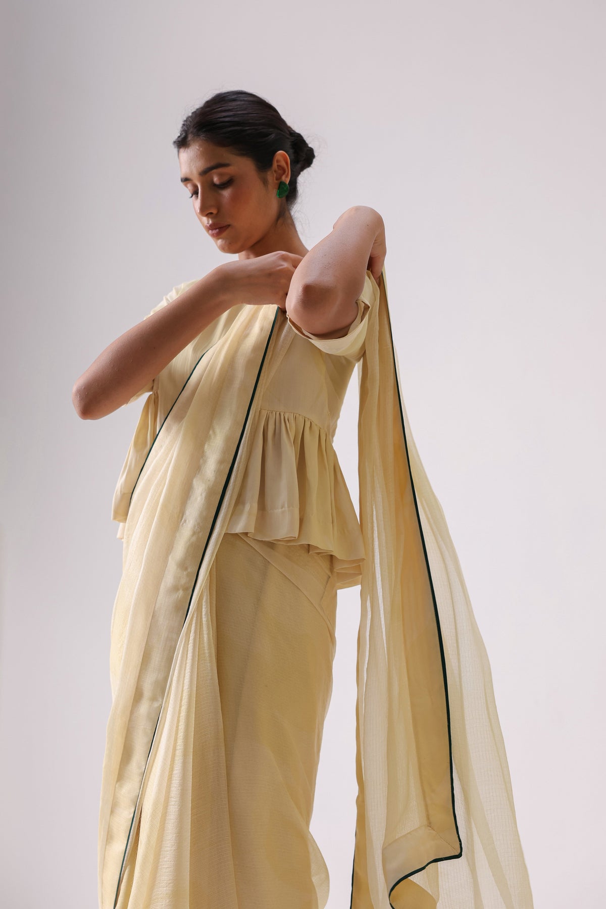 Summer Bloom Saree with Blouse - ILMA