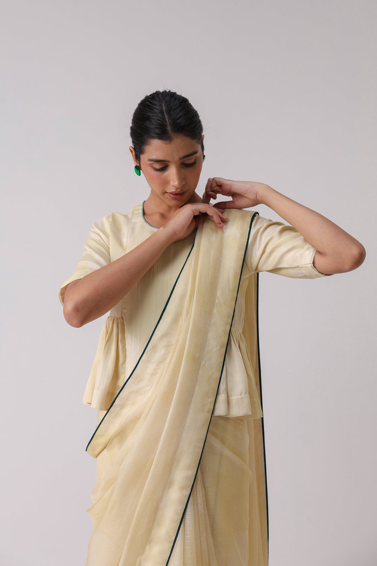 Summer Bloom Saree with Blouse - ILMA