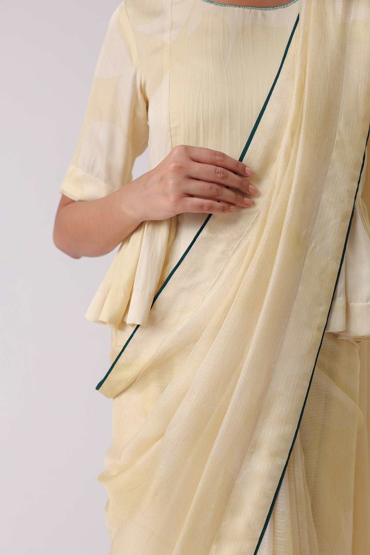 Summer Bloom Saree with Blouse - ILMA