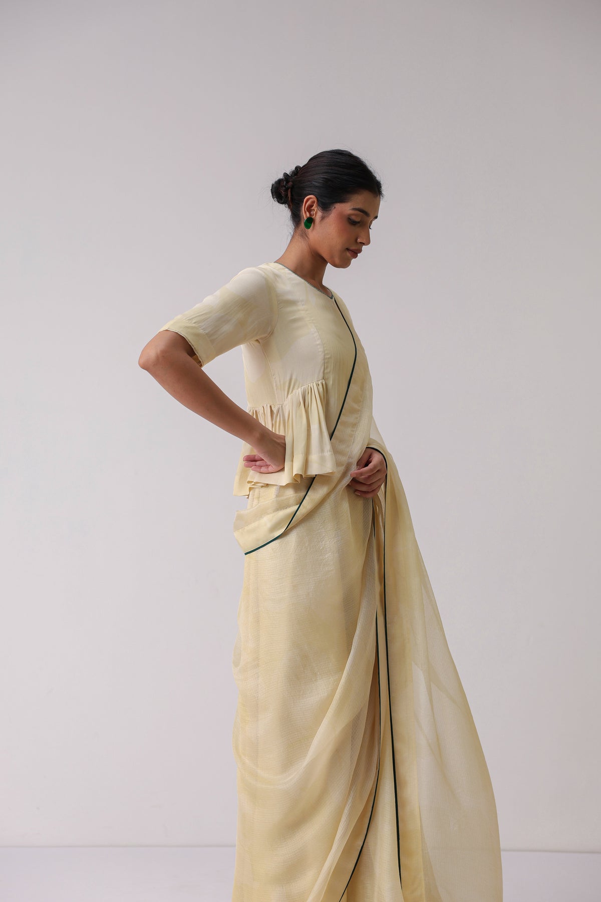 Summer Bloom Saree with Blouse - ILMA