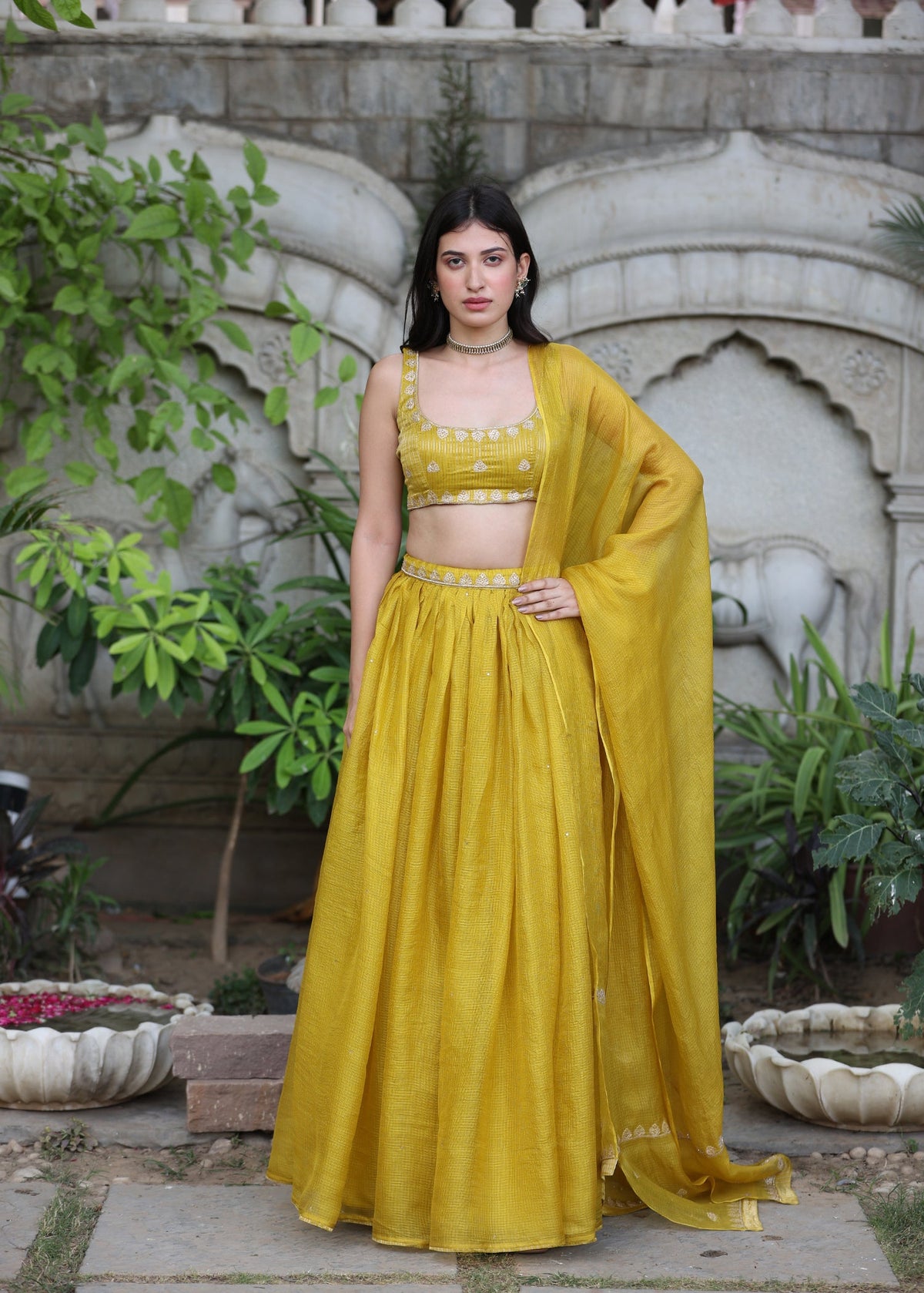 Sunehri Lehanga Set - ILMA