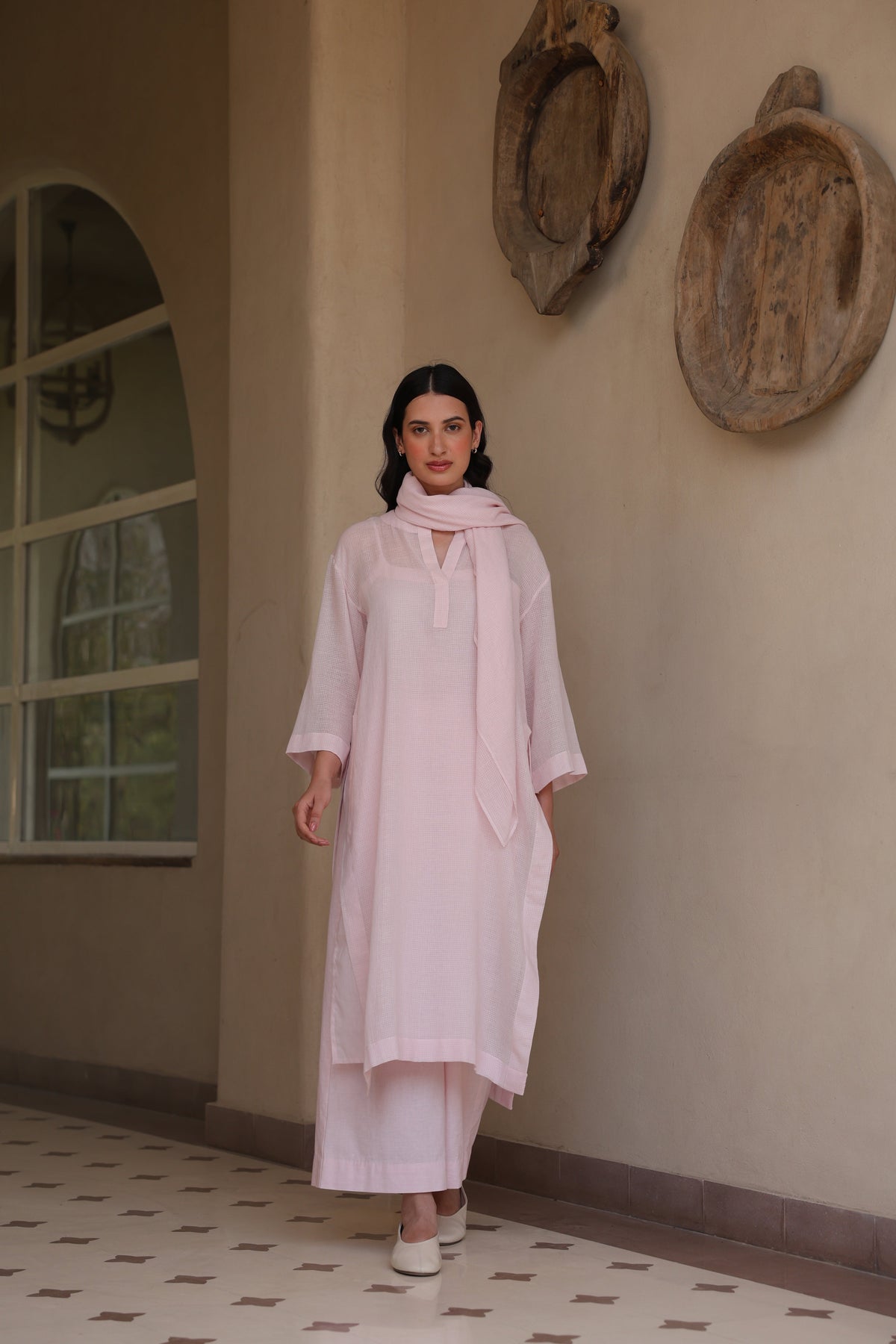 Sylvie Co-Ord Set with Scarf - ILMA