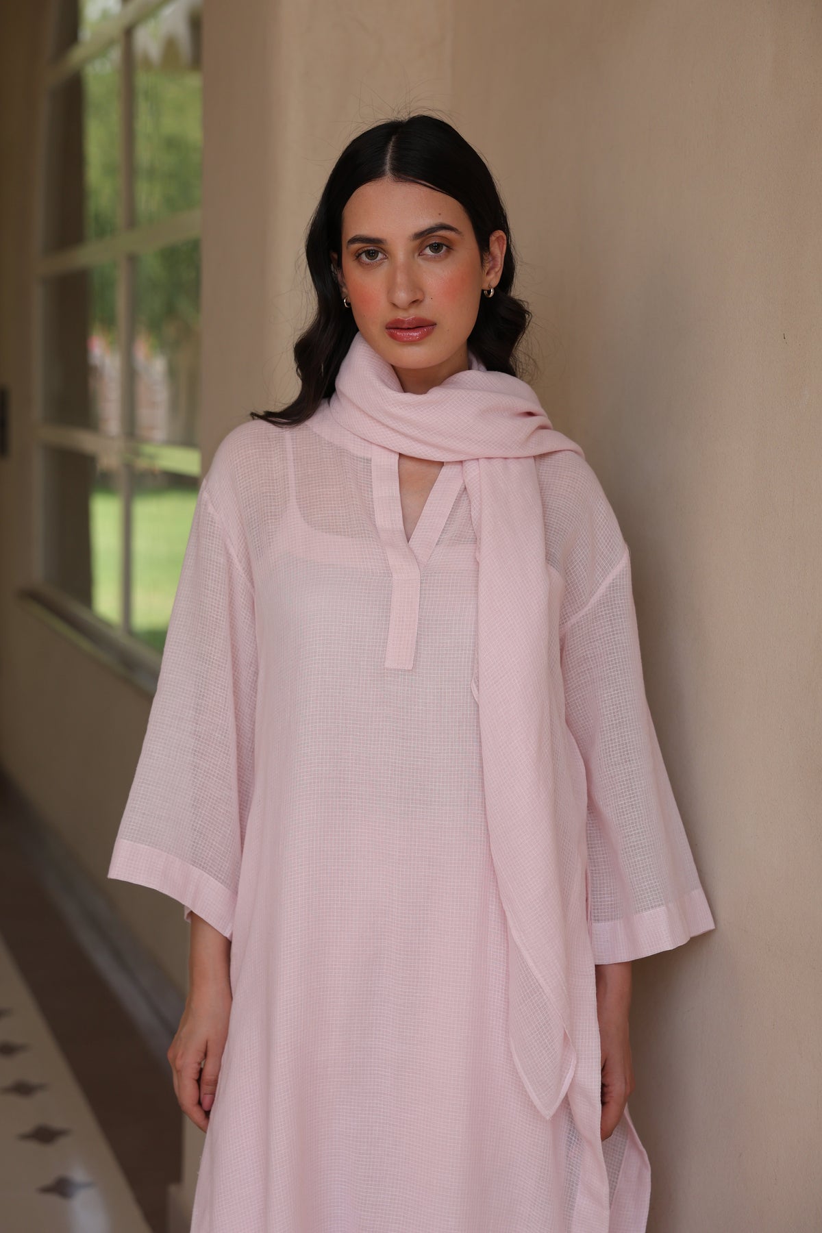 Sylvie Co-Ord Set with Scarf - ILMA