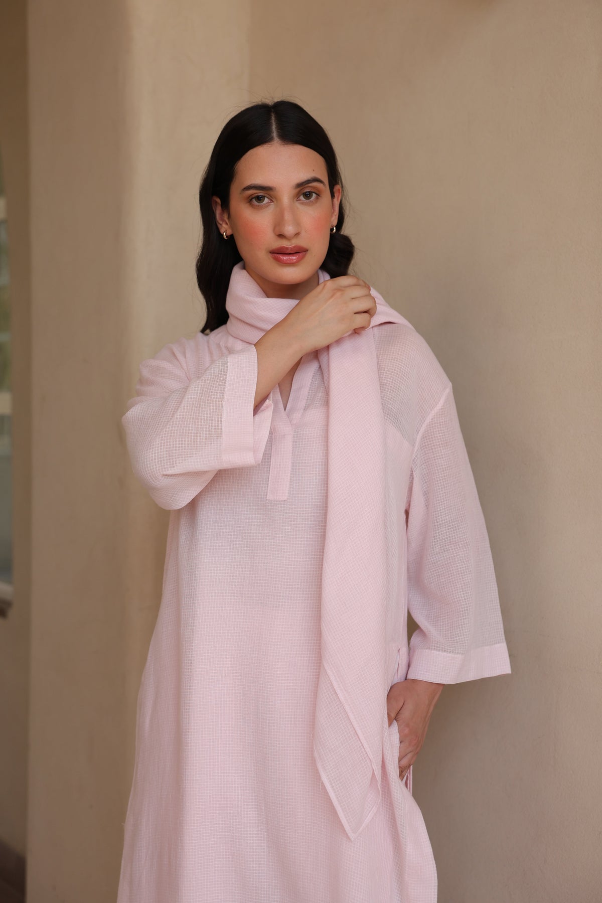 Sylvie Co-Ord Set with Scarf - ILMA