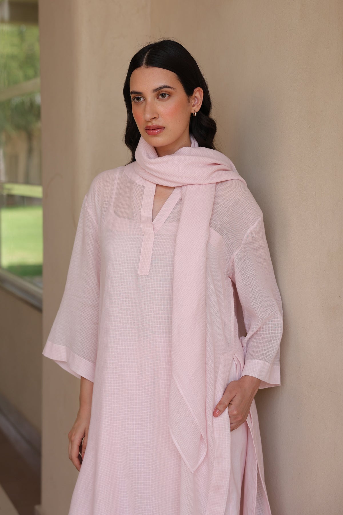 Sylvie Co-Ord Set with Scarf - ILMA