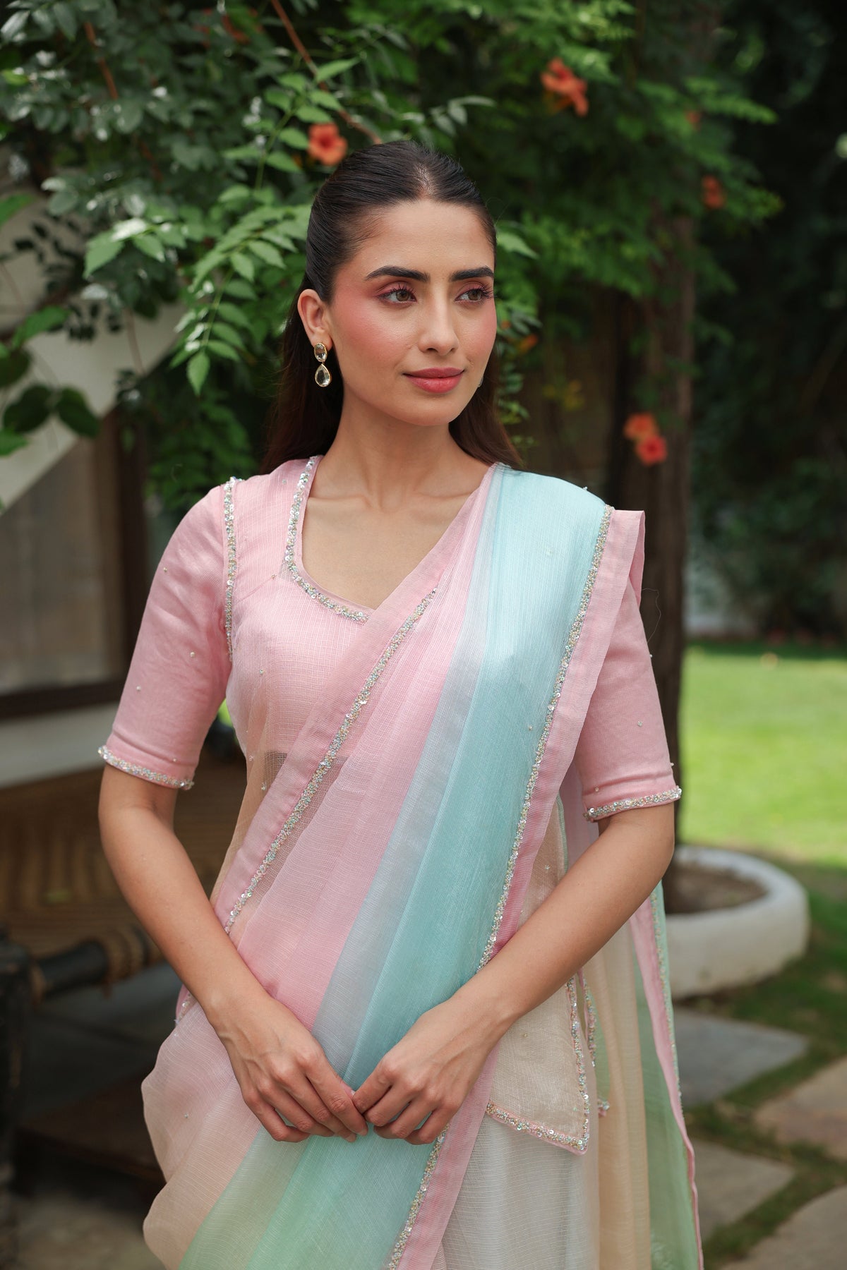 TARANGINI Saree with Blouse - ILMA