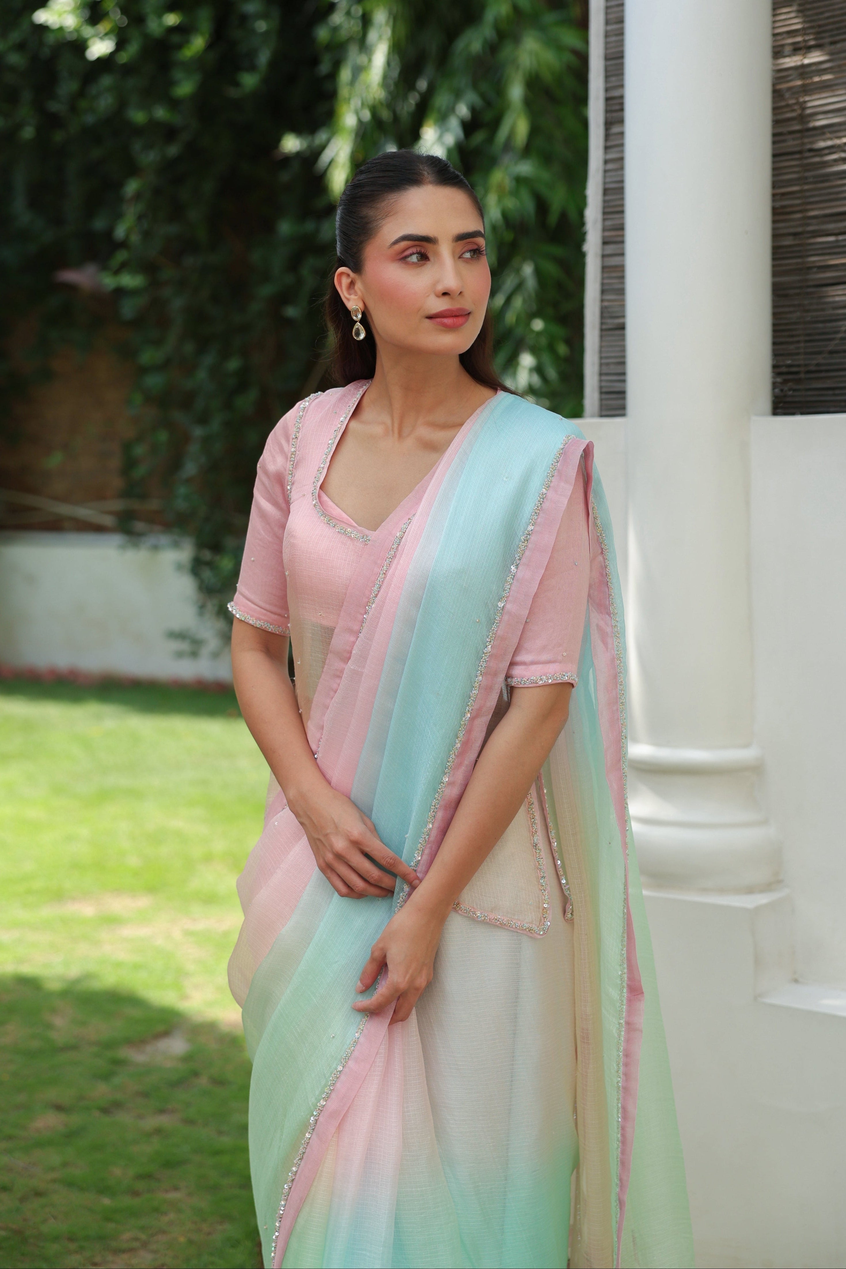 TARANGINI Saree with Blouse - ILMA