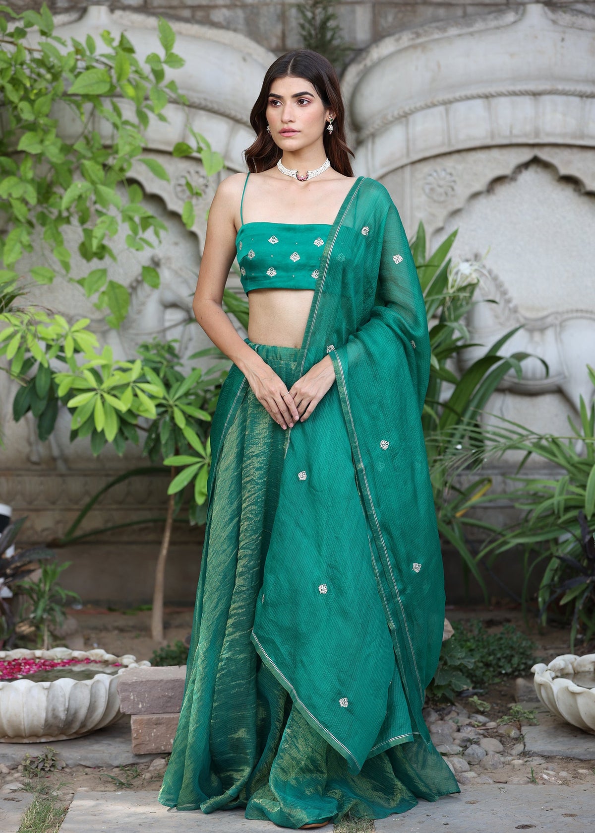 Tulsi Lehanga Set - ILMA