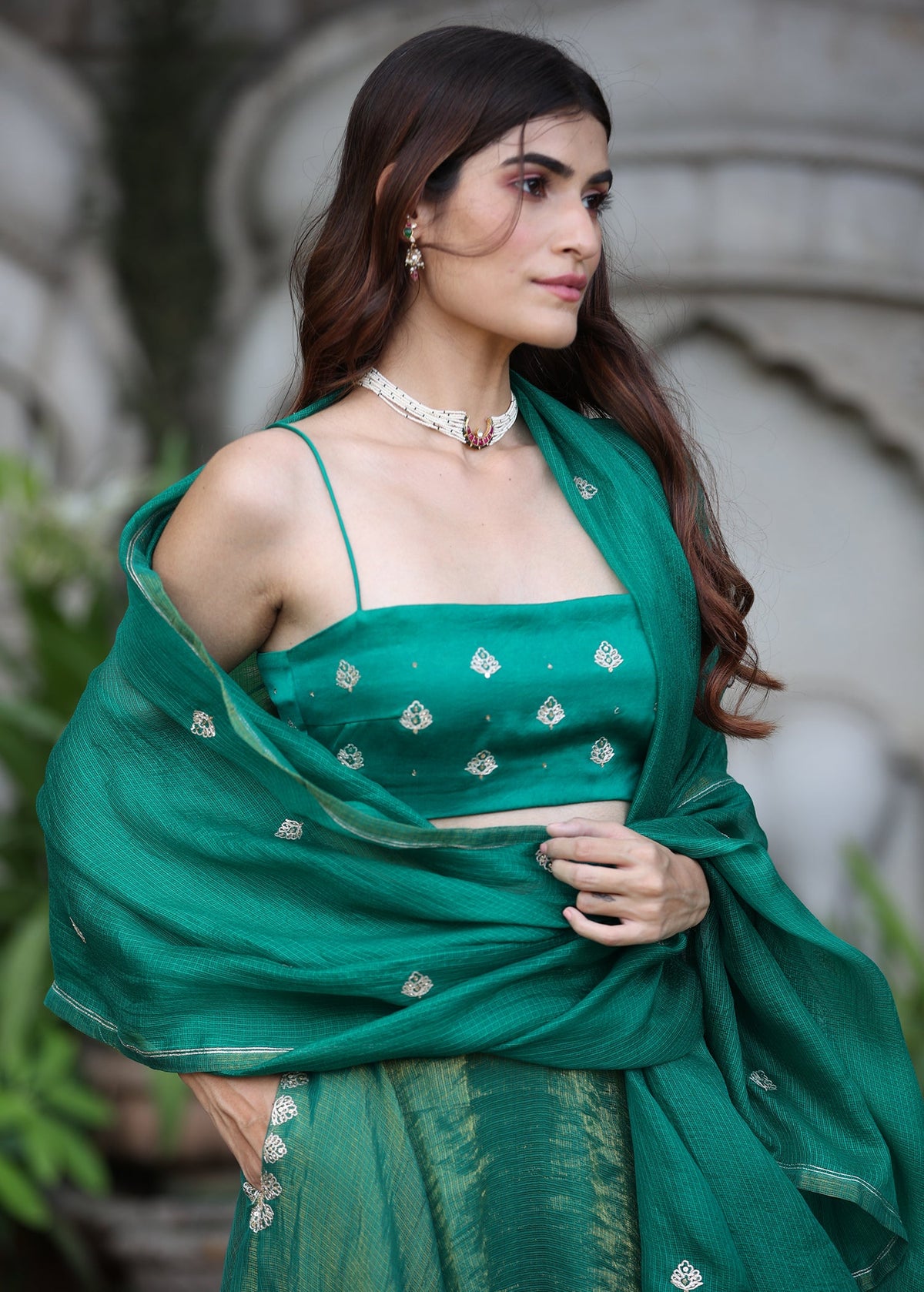 Tulsi Lehanga Set - ILMA