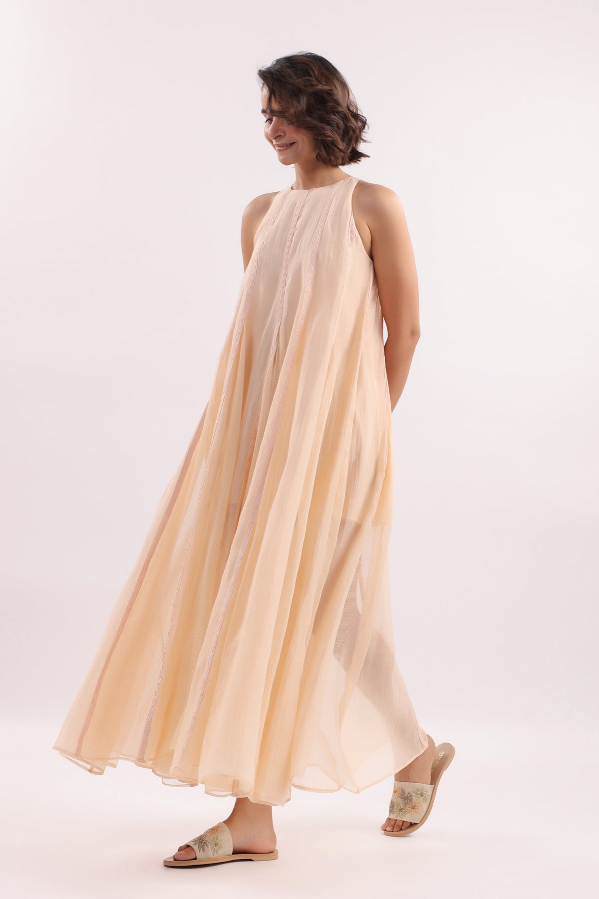 Urmi Daga in OCEAN BREEZE Long Dress - ILMA