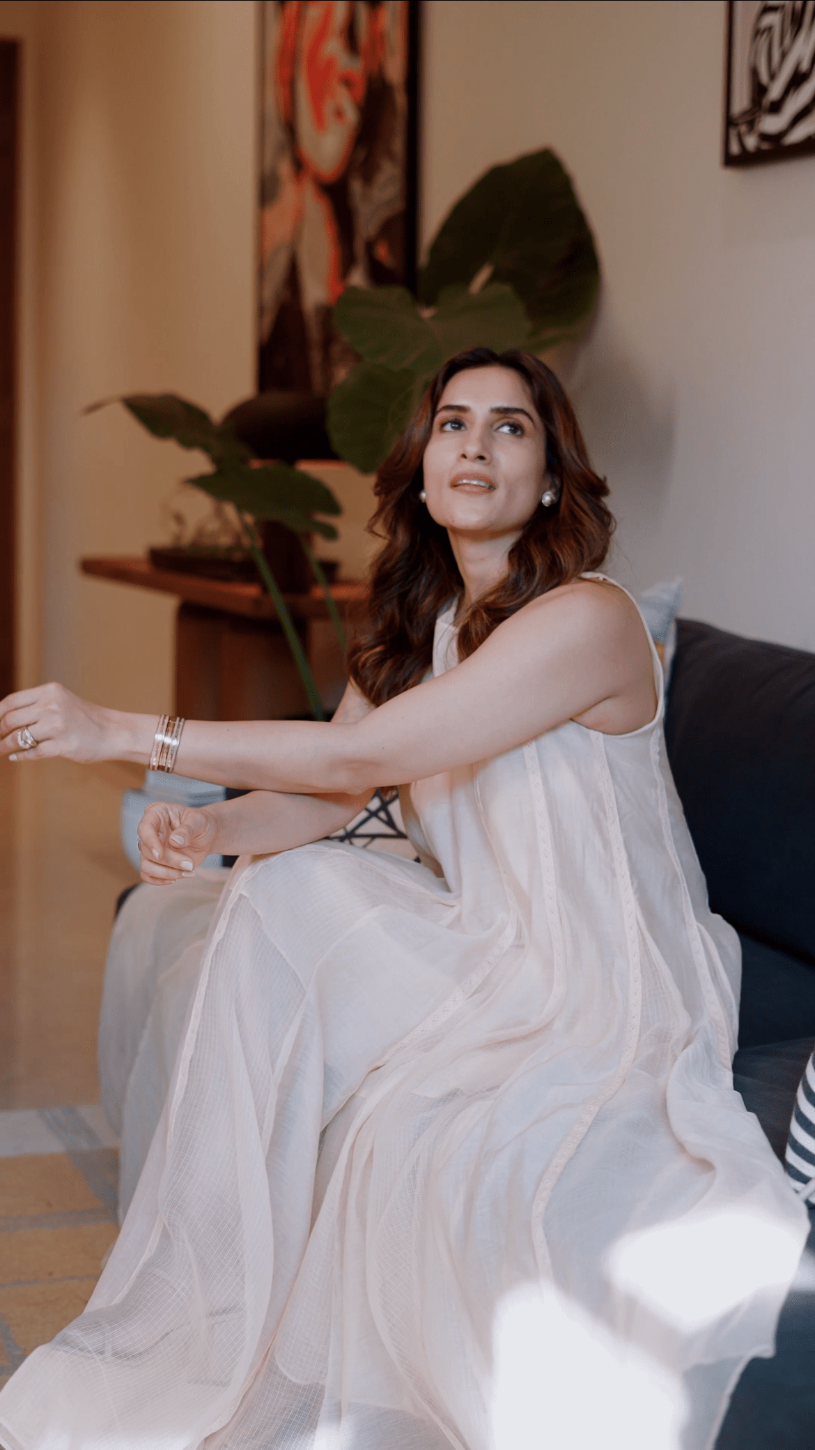 Urmi Daga in OCEAN BREEZE Long Dress - ILMA