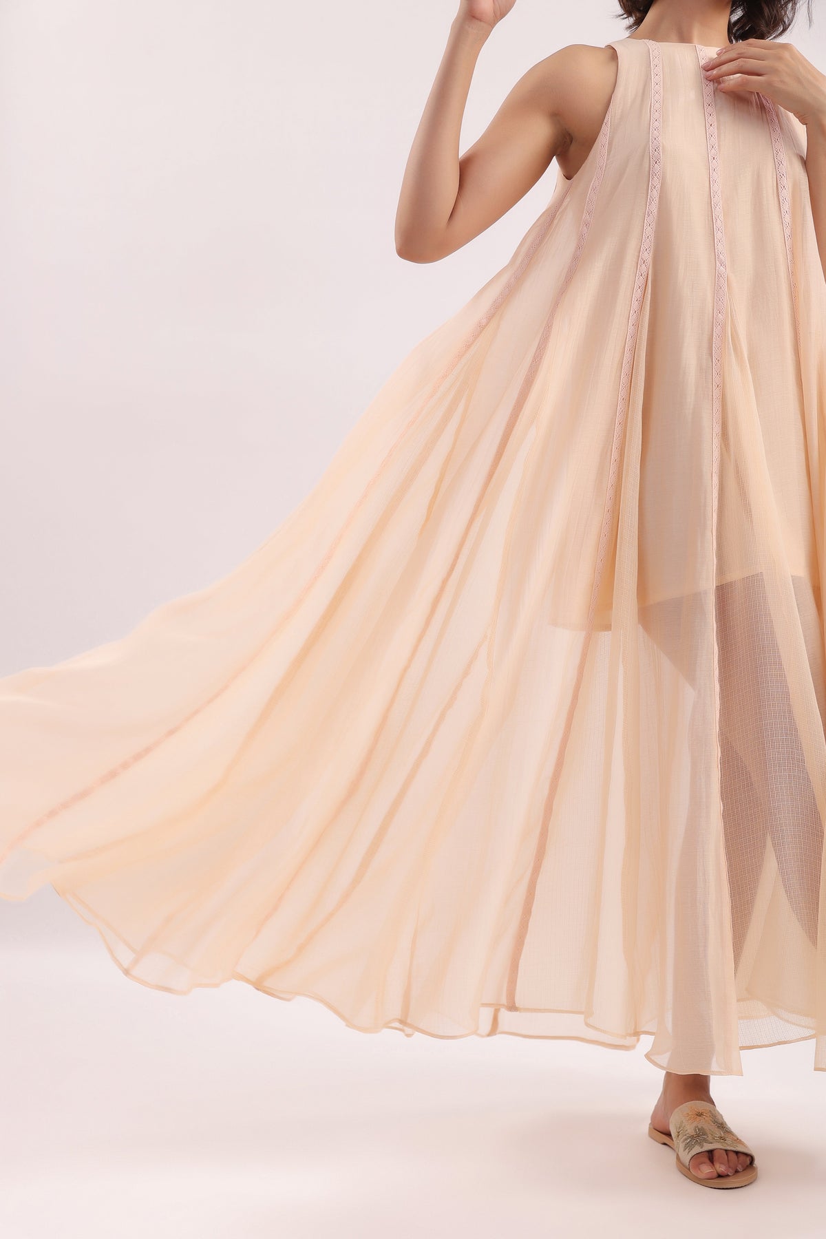 Urmi Daga in OCEAN BREEZE Long Dress - ILMA