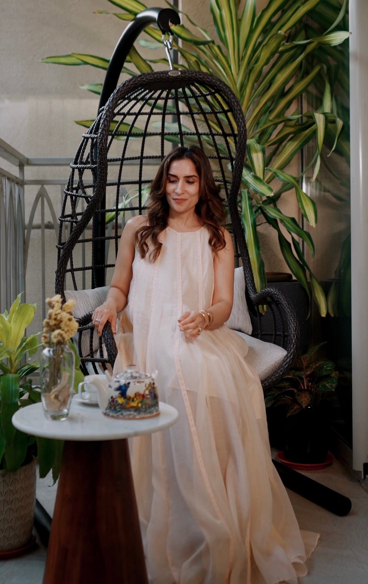Urmi Daga in OCEAN BREEZE Long Dress - ILMA