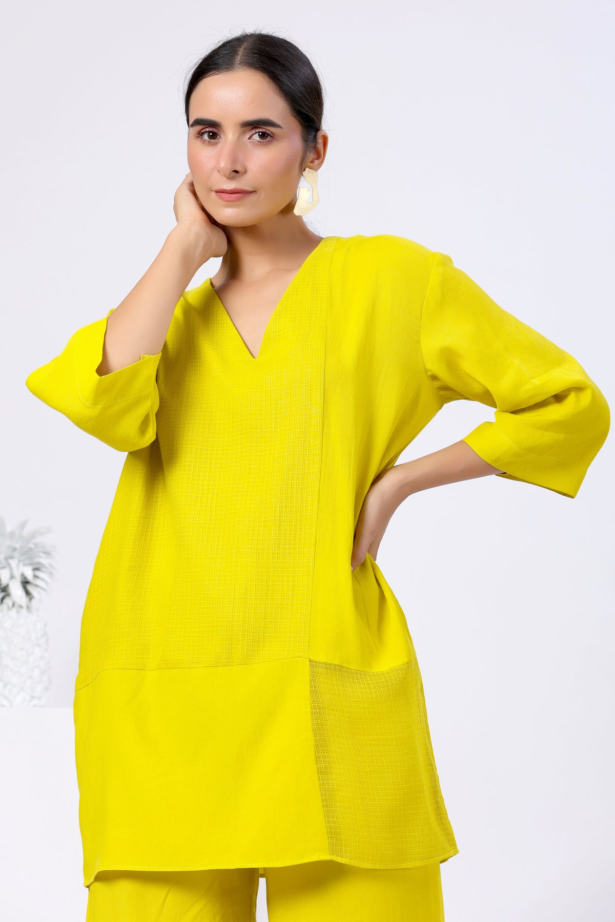 Urmi Daga in Patchwork Kurta Set - ILMA