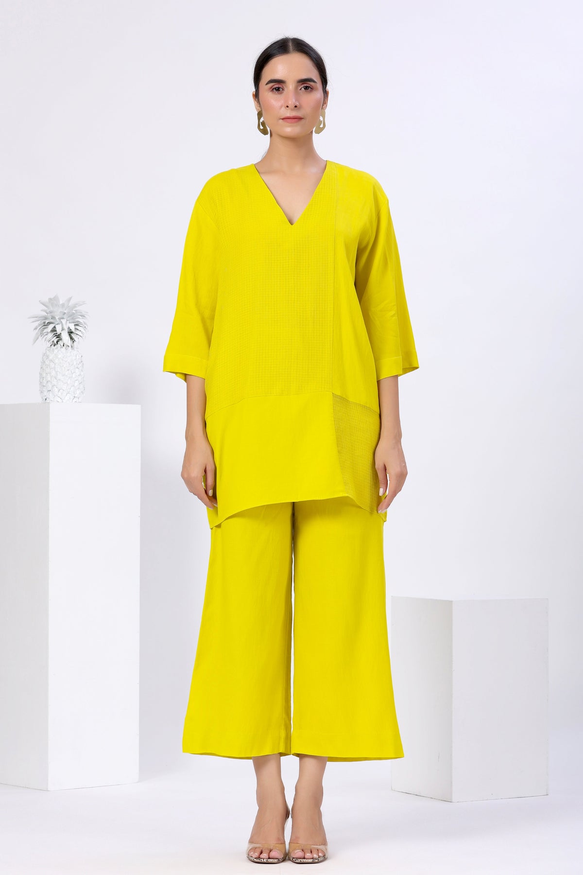 Urmi Daga in Patchwork Kurta Set - ILMA