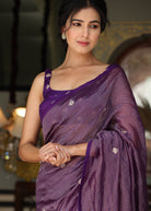 Vasudha Saree with Hand Embellished Blouse - ILMA