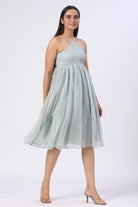 Vertical Panelled Doriya Dress - ILMA