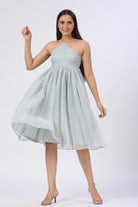 Vertical Panelled Doriya Dress - ILMA