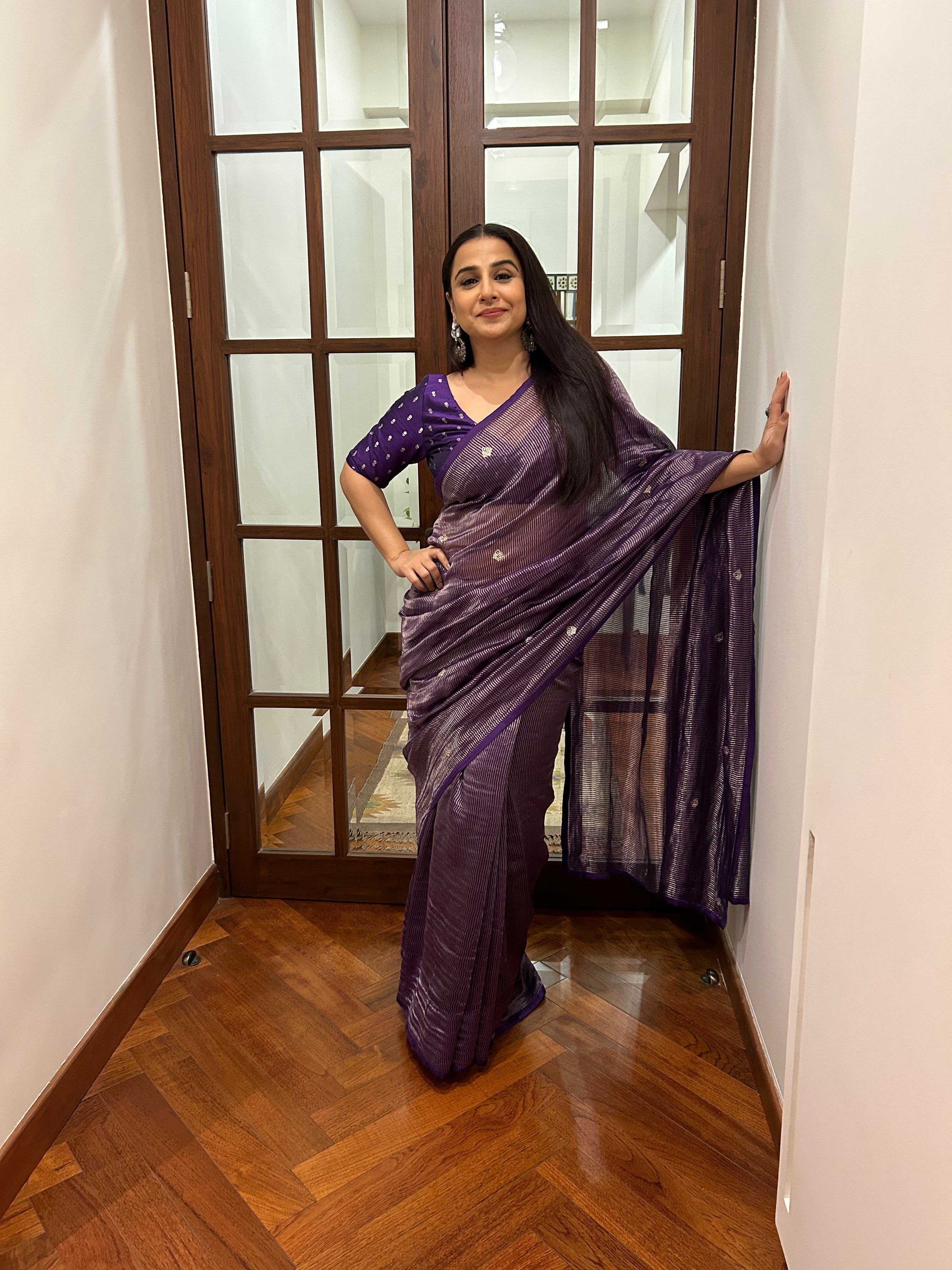 Vidya Balan in Vasudha Saree - ILMA