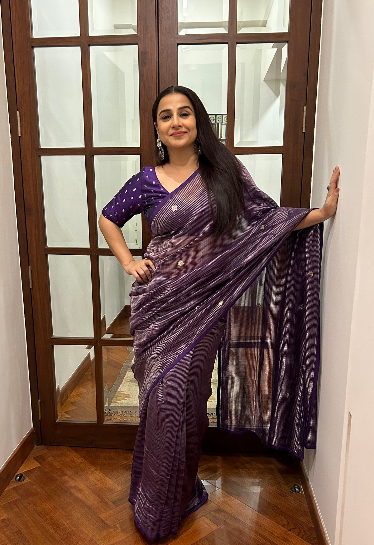 Vidya Balan in Vasudha Saree - ILMA