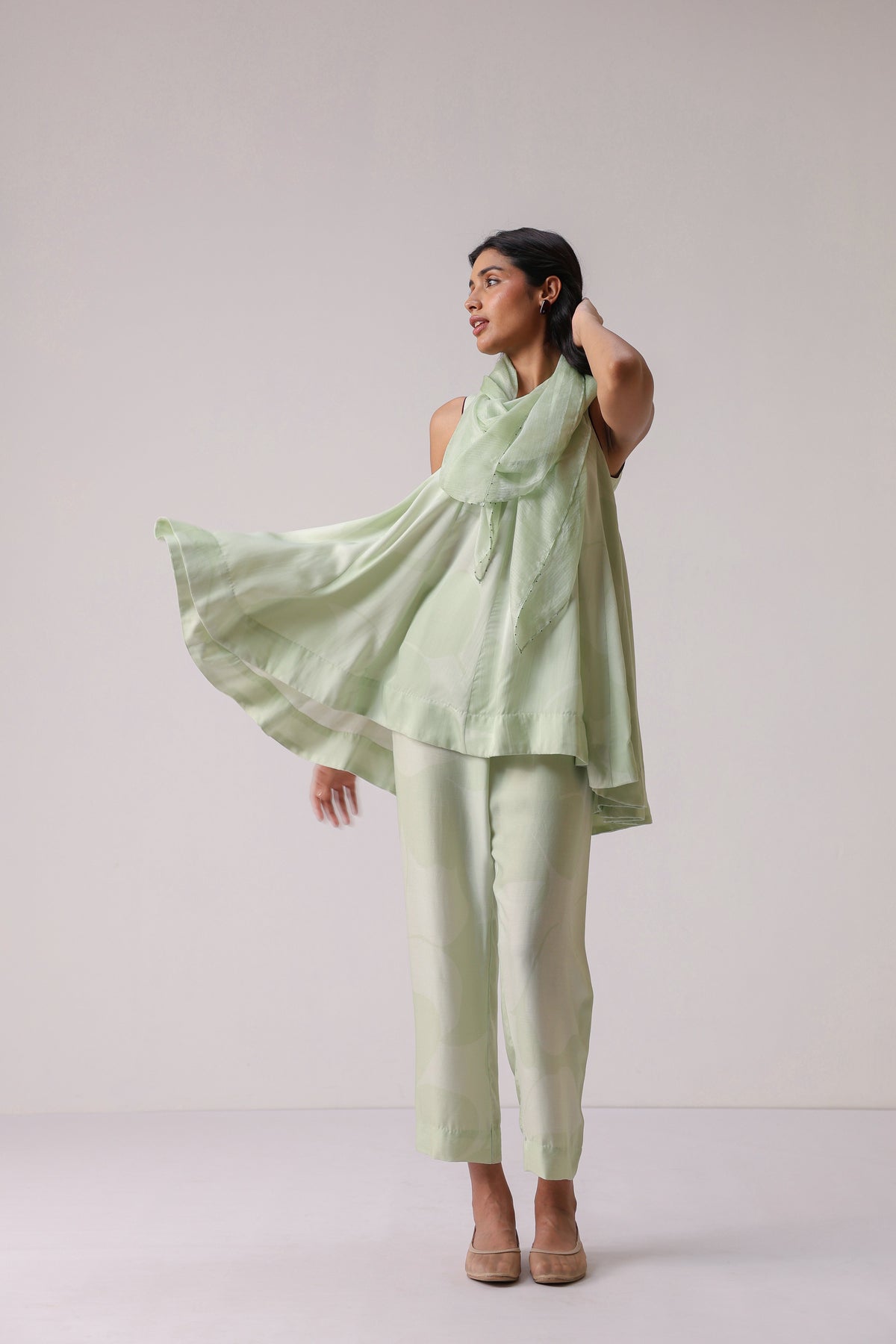 Whimsy Bloom Short Kurta Set - ILMA