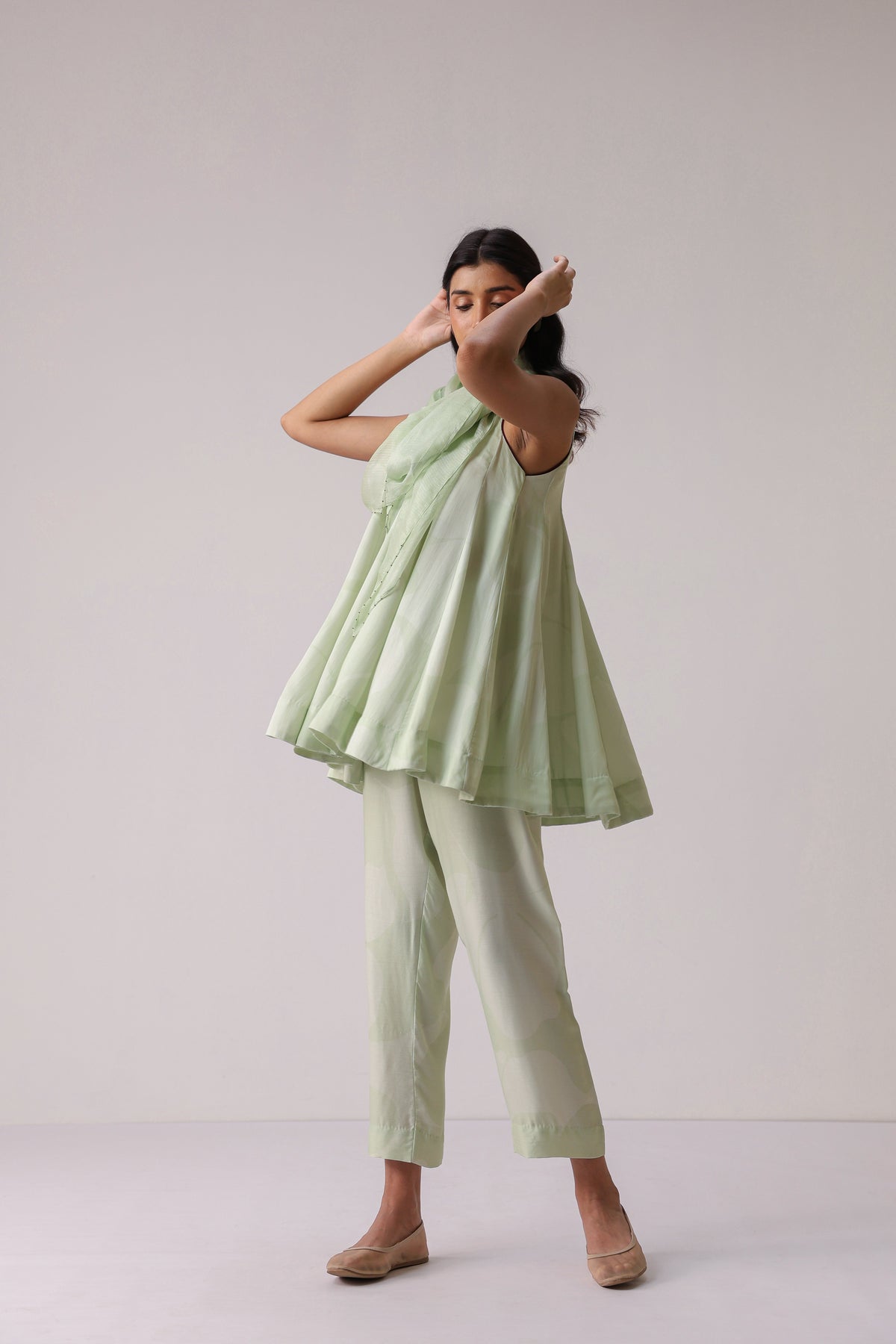 Whimsy Bloom Short Kurta Set - ILMA
