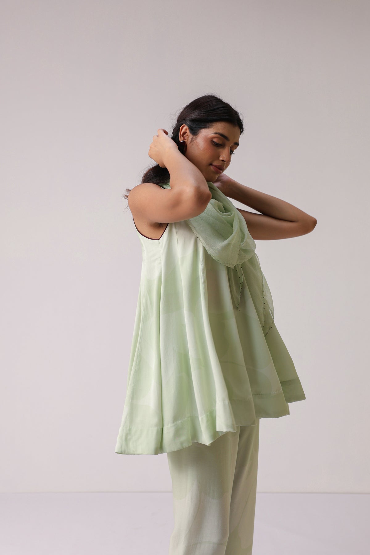 Whimsy Bloom Short Kurta Set - ILMA