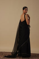 Yuvna Saree with Chanderi Mukaish Blouse - ILMA