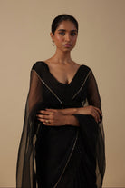 Yuvna Saree with Chanderi Mukaish Blouse - ILMA
