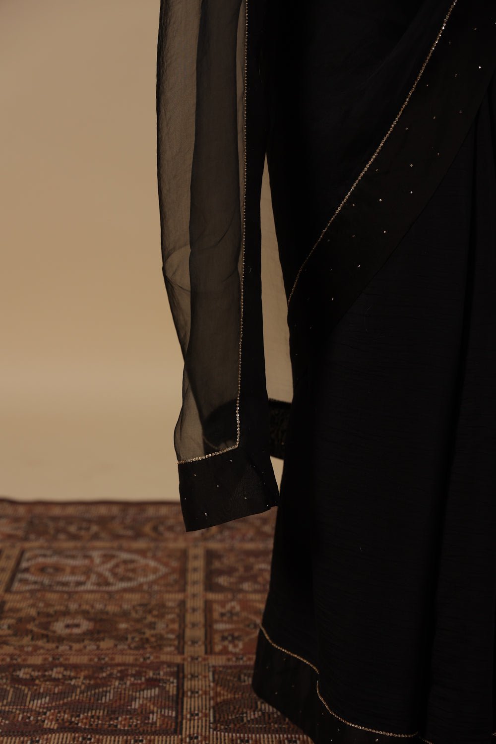 Yuvna Saree with Chanderi Mukaish Blouse - ILMA